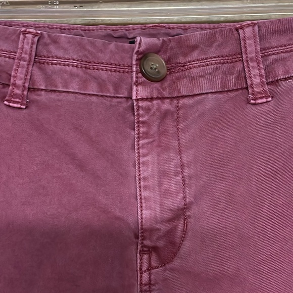 American Eagle Outfitters size 8 Midi Chino Mauve Pink Mid-rise 5” Inseam Shorts - Picture 3 of 12